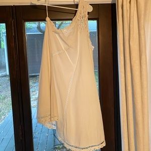 Free People Asymmetrical White Dress